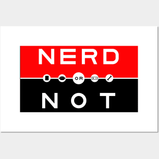 Nerd or Not Retro Posters and Art